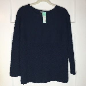 Market & Spruce Chayse Mixed Yarn Textured Sweater